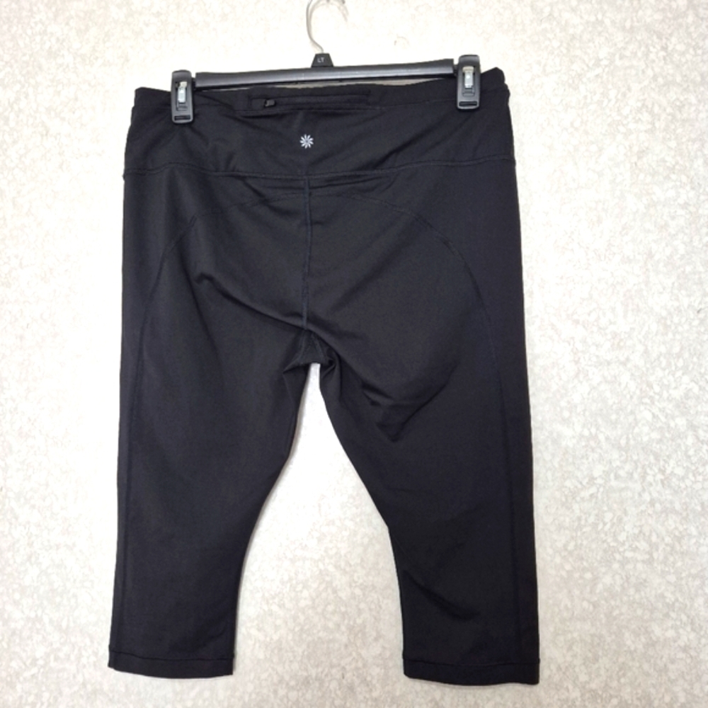 Athleta Black Cropped Leggings Stretchy Athletic Wear..SIZE:XL - Picture 5 of 11